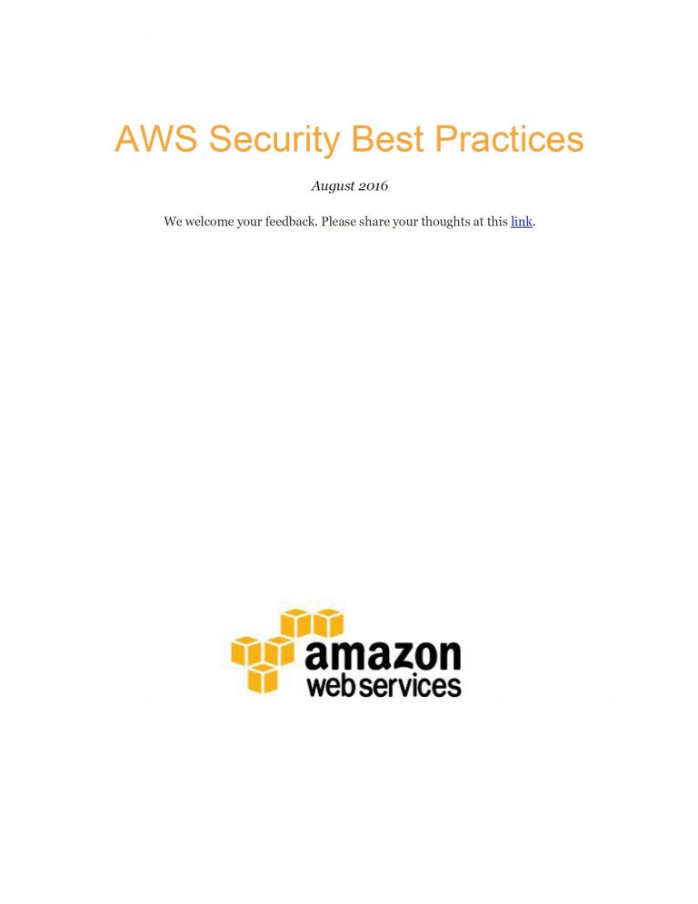 AWS Security Best Practices