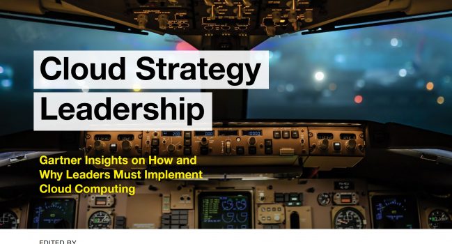 Cloud Strategy Leadership – Gartner, 2017