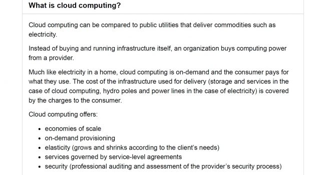 Government of Canada Cloud Adoption Strategy: 2018