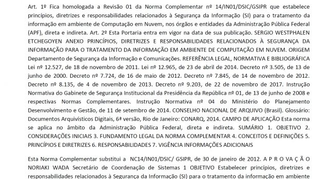 Norma – NC14-2018 – GSI-PR