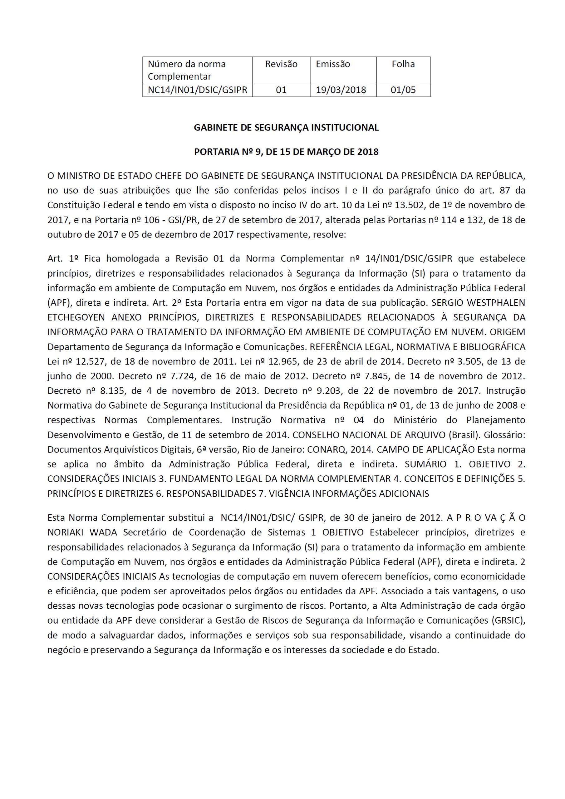 Norma - NC14-2018 - GSI-PR