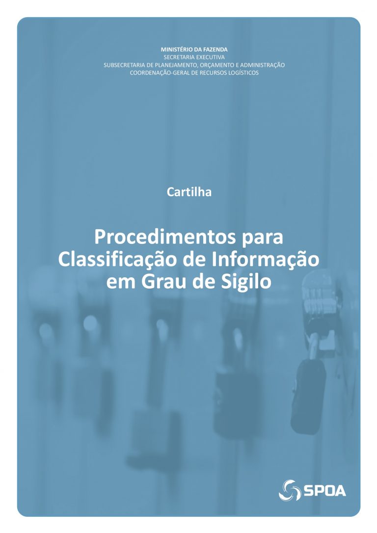 Procedimentos para Classificação de Informação em Grau de Sigilo - MF