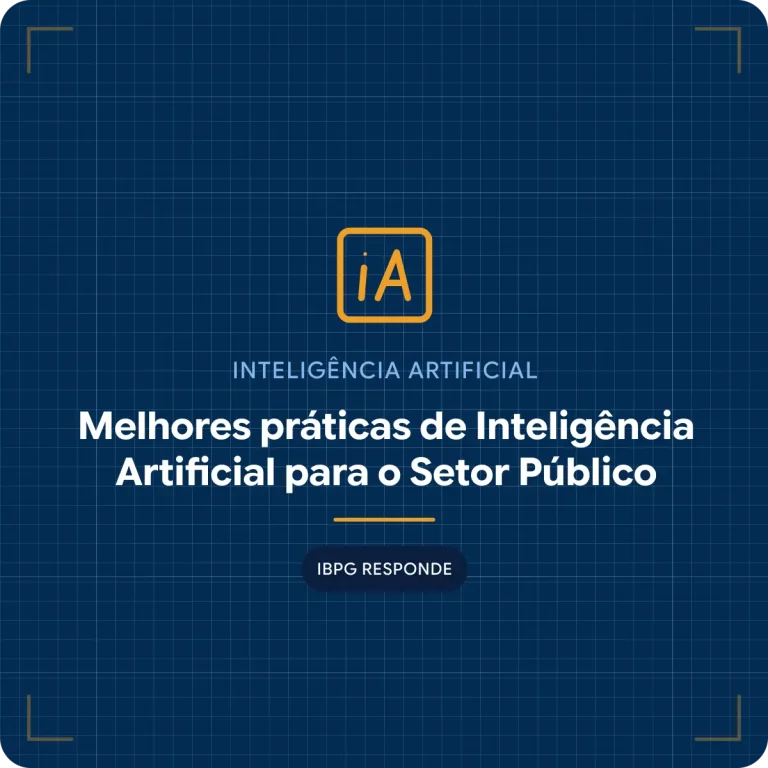 Melhores práticas de Inteligência Artificial para o Setor Público