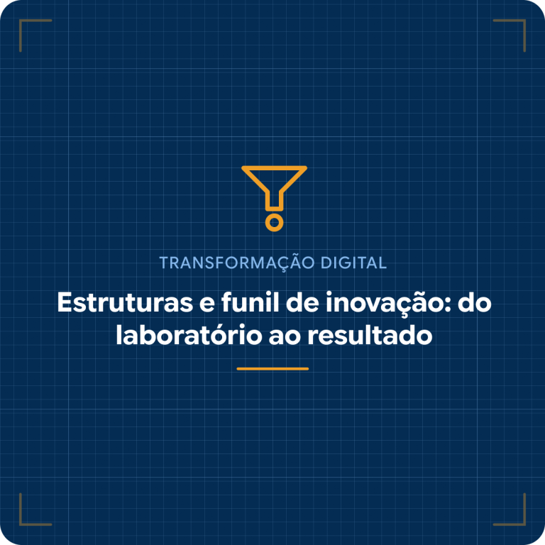 Estruturas e funil de inovação: do laboratório ao resultado no setor público